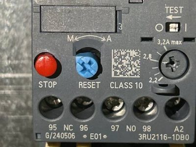 Thermal Overload Relay Replacement